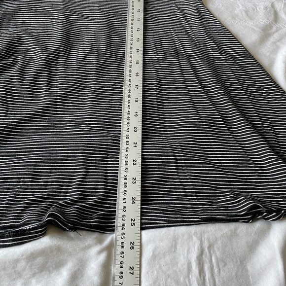 American Eagle Soft & Sexy Sleeveless Black + White Stripe Tunic Tank Top Medium - Picture 10 of 11